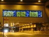 Street view of architectural glass, Phoenix Sky Harbor Airport